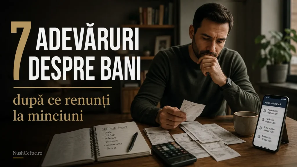 Adevăruri despre bani explicate prin buget, facturi și decizii financiare clare
